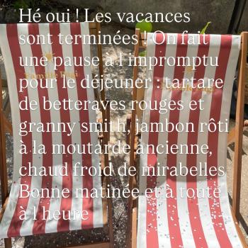 Menu du jour
